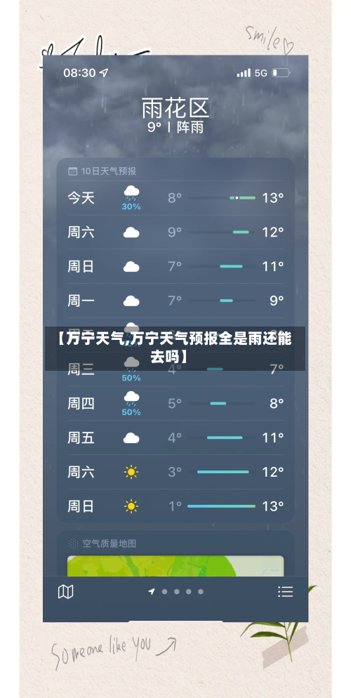 【万宁天气,万宁天气预报全是雨还能去吗】-第1张图片