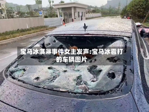 宝马冰淇淋事件女主发声:宝马冰雹打的车辆图片-第1张图片