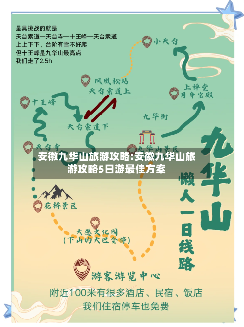 安徽九华山旅游攻略:安徽九华山旅游攻略5日游最佳方案-第1张图片