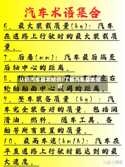 认识汽车基本知识/了解汽车基本知识-第1张图片