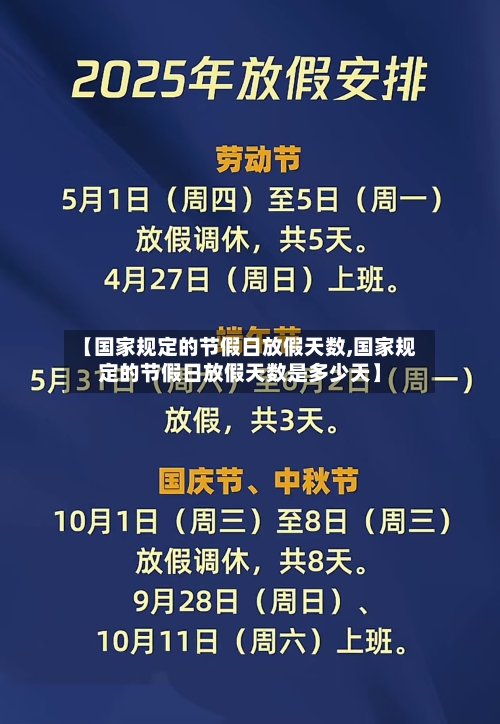 【国家规定的节假日放假天数,国家规定的节假日放假天数是多少天】-第1张图片