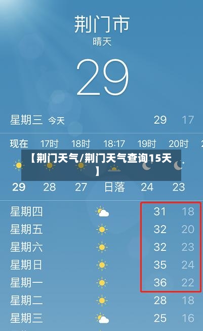 【荆门天气/荆门天气查询15天】-第1张图片