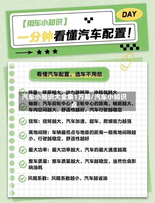 汽车小知识大全集1万篇/汽车小知识点-第1张图片