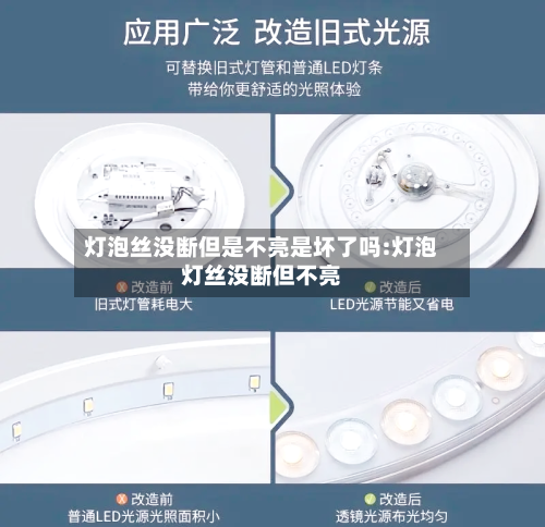 灯泡丝没断但是不亮是坏了吗:灯泡灯丝没断但不亮-第1张图片
