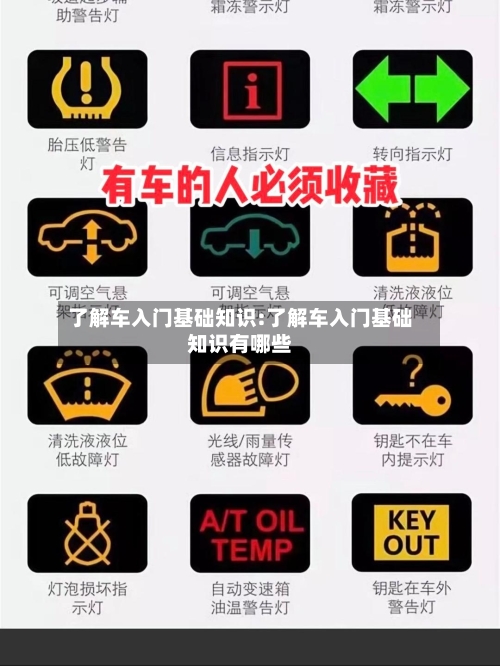 了解车入门基础知识:了解车入门基础知识有哪些-第1张图片