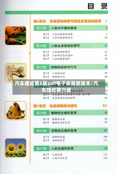 汽车理论第6版pdf电子版最新版本/汽车理论第六版-第1张图片