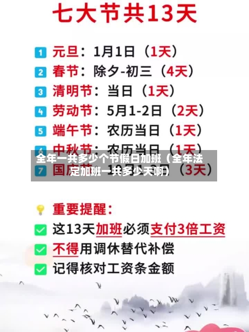 全年一共多少个节假日加班（全年法定加班一共多少天啊）-第1张图片