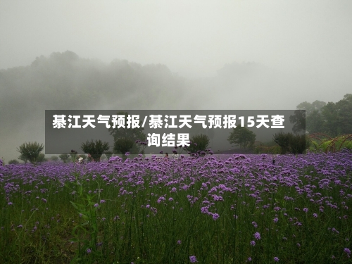 綦江天气预报/綦江天气预报15天查询结果-第1张图片