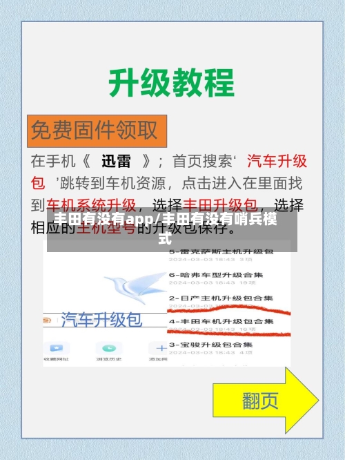 丰田有没有app/丰田有没有哨兵模式-第1张图片