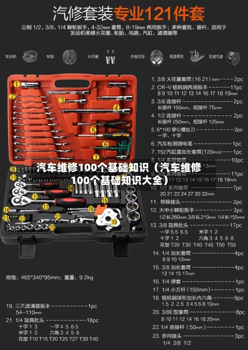 汽车维修100个基础知识(汽车维修100个基础知识大全)-第1张图片