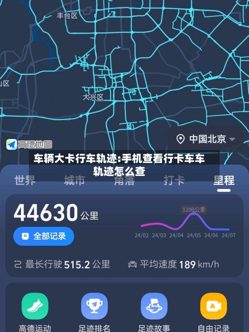 车辆大卡行车轨迹:手机查看行卡车车轨迹怎么查-第1张图片