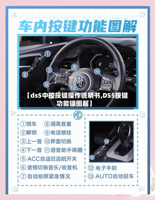 【ds5中控按键操作说明书,DS5按键功能键图解】-第1张图片