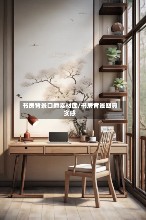 书房背景口播素材库/书房背景图真实感-第1张图片