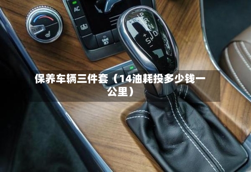 保养车辆三件套（14油耗投多少钱一公里）-第1张图片