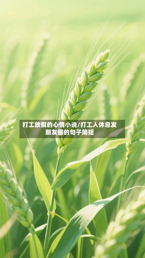 打工放假的心情小说/打工人休息发朋友圈的句子简短-第1张图片