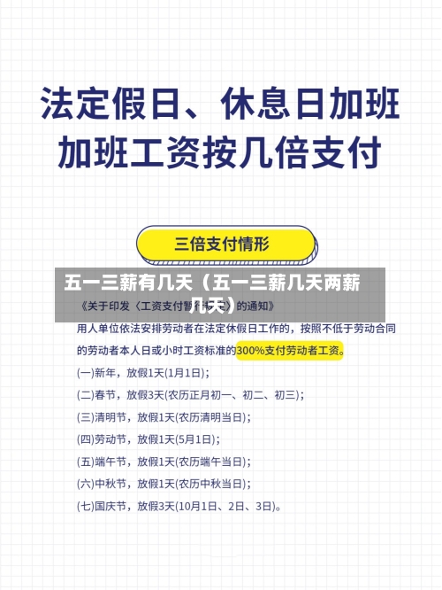 五一三薪有几天(五一三薪几天两薪几天)-第1张图片