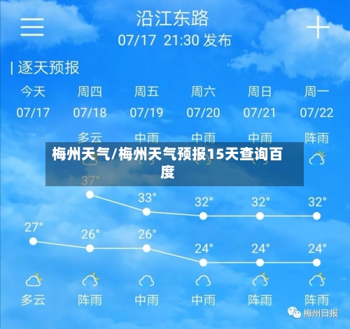 梅州天气/梅州天气预报15天查询百度-第1张图片