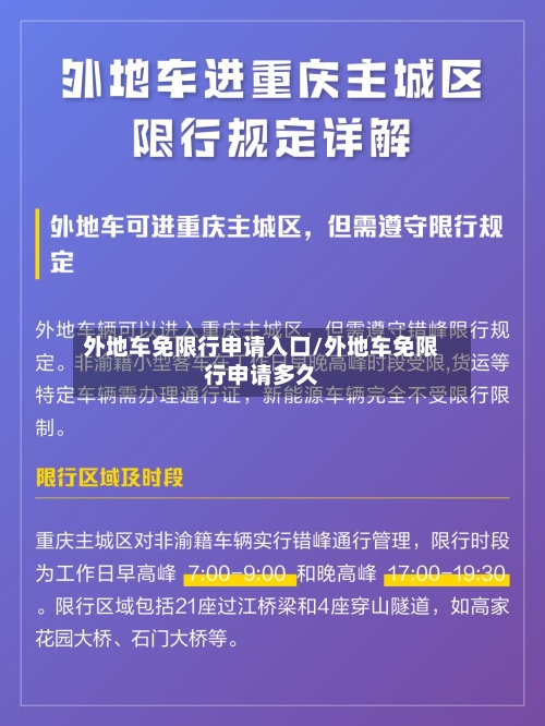 外地车免限行申请入口/外地车免限行申请多久-第1张图片