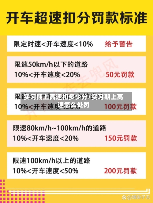 实习期上高速扣多少分/实习期上高速怎么处罚-第1张图片