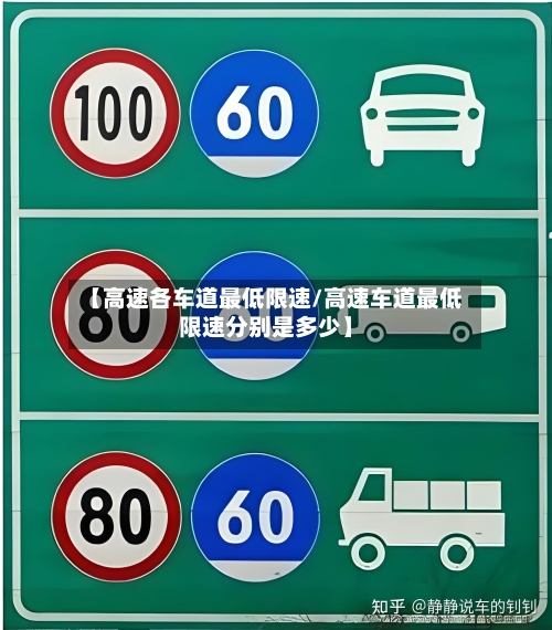 【高速各车道最低限速/高速车道最低限速分别是多少】-第1张图片
