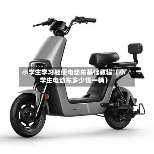 小学生学习轻便电动车基础教程（小学生电动车多少钱一辆）-第1张图片