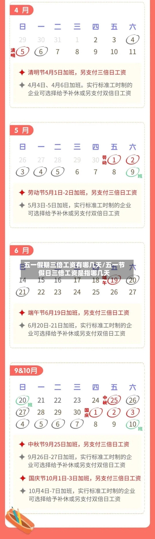 五一假期三倍工资有哪几天/五一节假日三倍工资是指哪几天-第1张图片