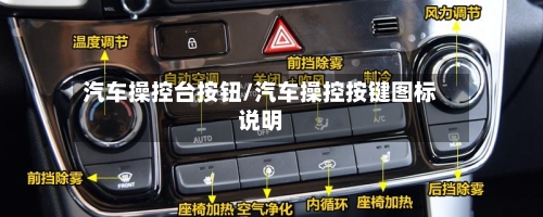 汽车操控台按钮/汽车操控按键图标说明-第1张图片
