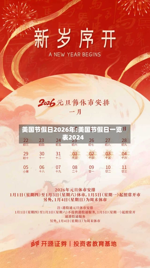 美国节假日2026年:美国节假日一览表2024-第1张图片