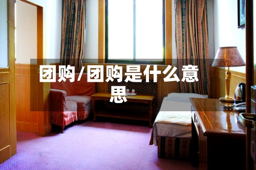 团购/团购是什么意思-第1张图片