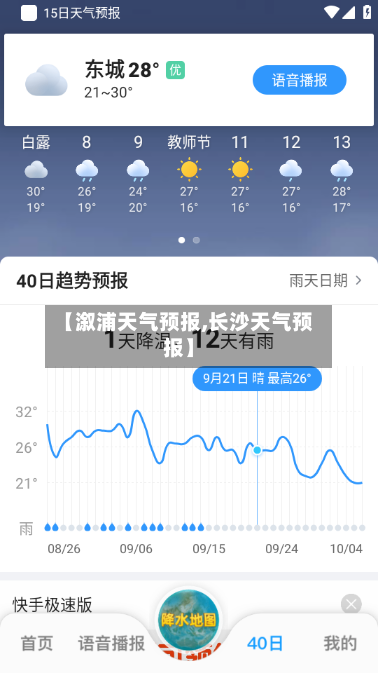 【溆浦天气预报,长沙天气预报】-第1张图片