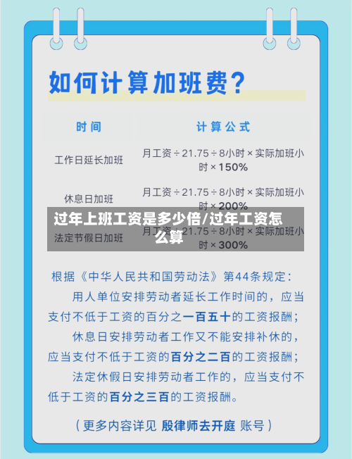 过年上班工资是多少倍/过年工资怎么算-第1张图片