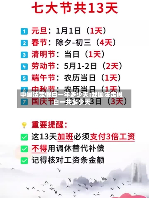 中国法定假日一年多少天:我国法定假日一共多少天-第1张图片