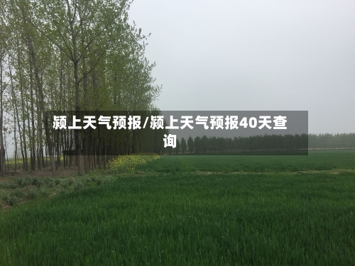 颍上天气预报/颍上天气预报40天查询-第1张图片