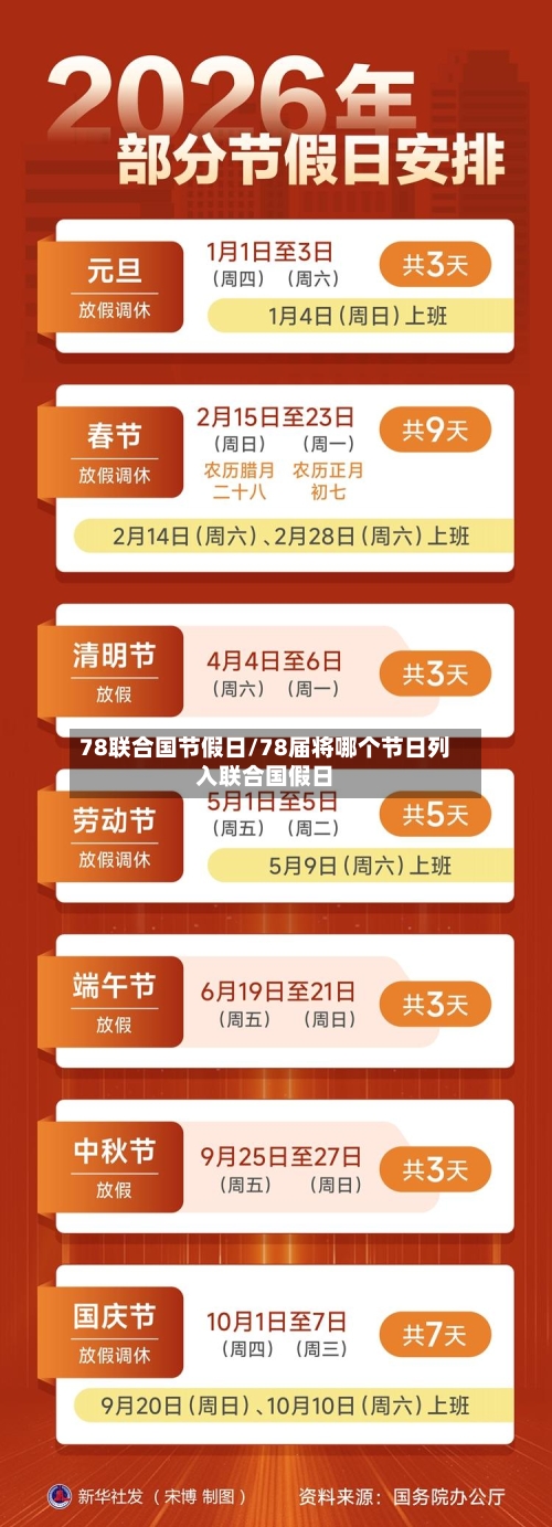 78联合国节假日/78届将哪个节日列入联合国假日-第1张图片
