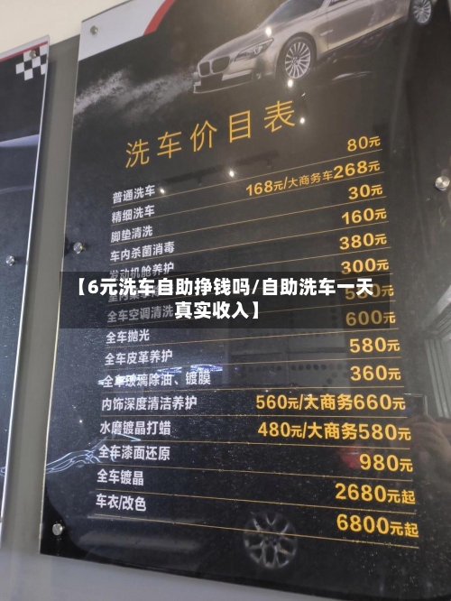 【6元洗车自助挣钱吗/自助洗车一天真实收入】-第1张图片