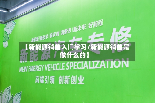 【新能源销售入门学习/新能源销售是做什么的】-第1张图片