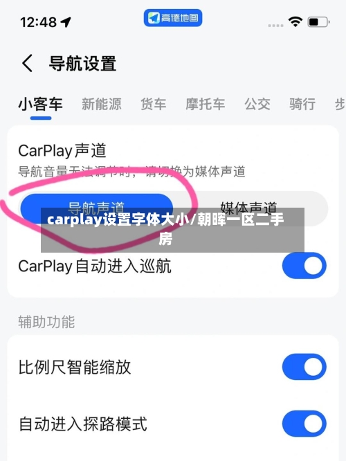 carplay设置字体大小/朝晖一区二手房-第1张图片