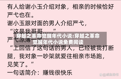 穿越之革命觉醒年代小说:穿越之革命觉醒年代小说免费阅读-第1张图片