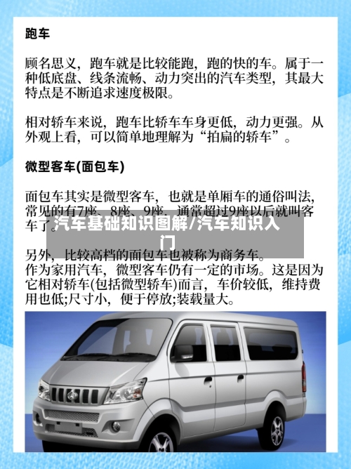 汽车基础知识图解/汽车知识入门-第1张图片