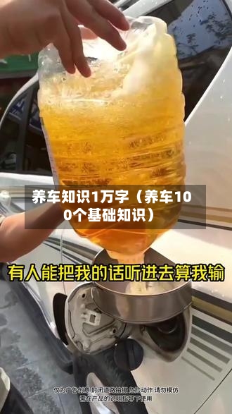 养车知识1万字(养车100个基础知识)-第1张图片