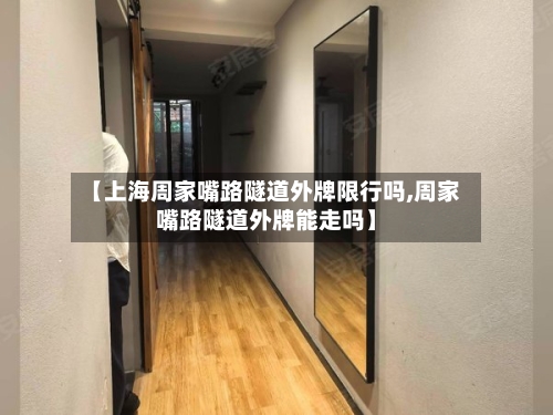 【上海周家嘴路隧道外牌限行吗,周家嘴路隧道外牌能走吗】-第1张图片