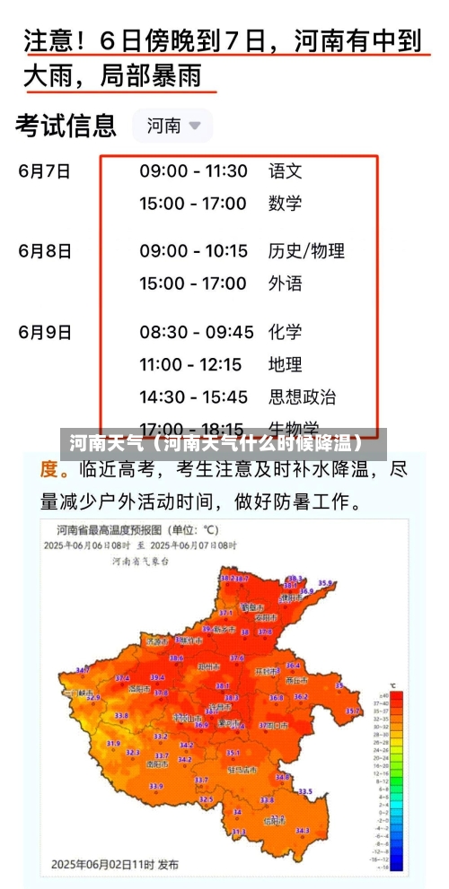 河南天气(河南天气什么时候降温)-第1张图片