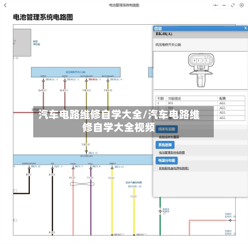 汽车电路维修自学大全/汽车电路维修自学大全视频-第1张图片
