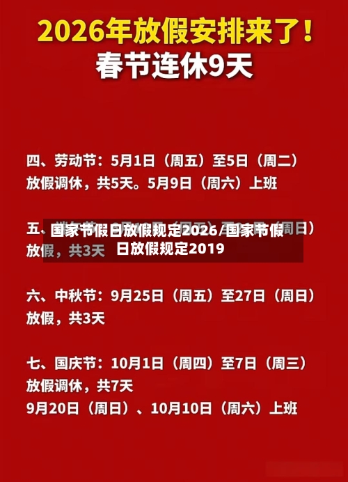国家节假日放假规定2026/国家节假日放假规定2019-第1张图片