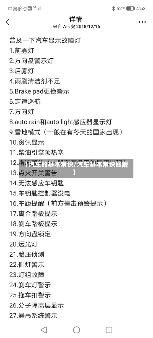 【汽车的基本常识/汽车基本常识图解】-第1张图片