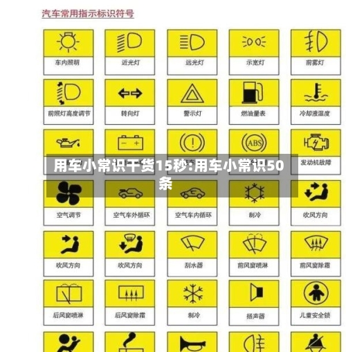 用车小常识干货15秒:用车小常识50条-第1张图片