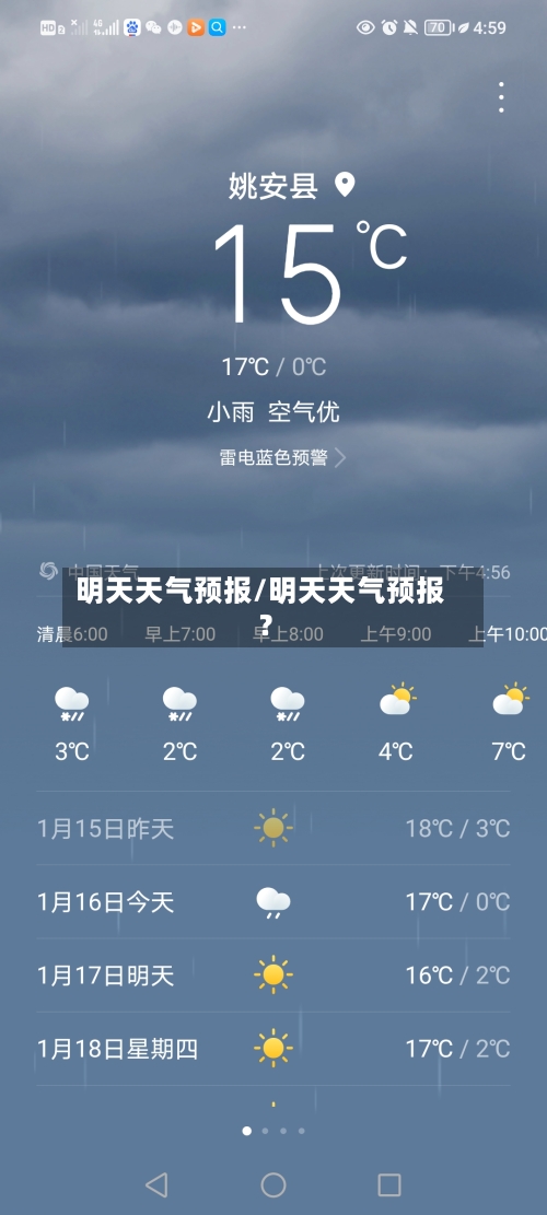 明天天气预报/明天天气预报?-第1张图片
