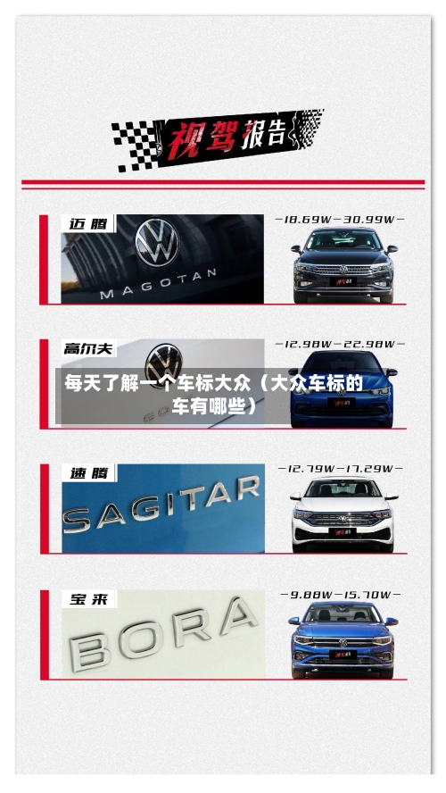 每天了解一个车标大众(大众车标的车有哪些)-第1张图片