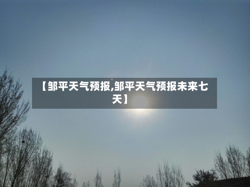 【邹平天气预报,邹平天气预报未来七天】-第1张图片