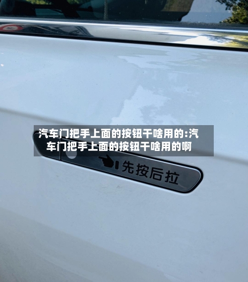 汽车门把手上面的按钮干啥用的:汽车门把手上面的按钮干啥用的啊-第1张图片